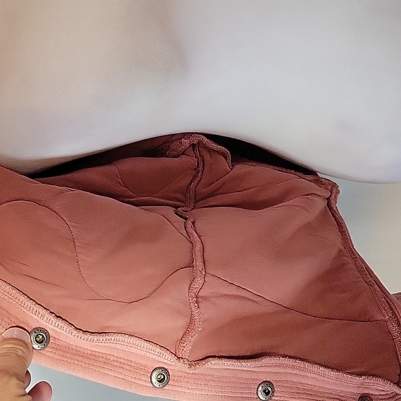 Dusty Pink Cozy Quilted Jacket - Picture 6 of 10